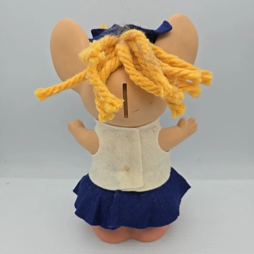 VINTAGE 1970 MOUSE BANK BIG‎ EARs CHEERLEADER
